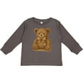 thumbnail image 3 of Inktastic Vintage Teddy Bear with Patch Boys or Girls Long Sleeve Toddler T-Shirt, 3 of 5