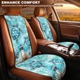 thumbnail image 3 of COEQINE Car Front Seat Cover 2 Pack Quilted Soft Breathable Captain Chair Seat Cover Non-Slip Pet Car Seat Protector Fits for Sedans SUVs Trucks, Sea Turtle Lighthouse Blue, 3 of 7