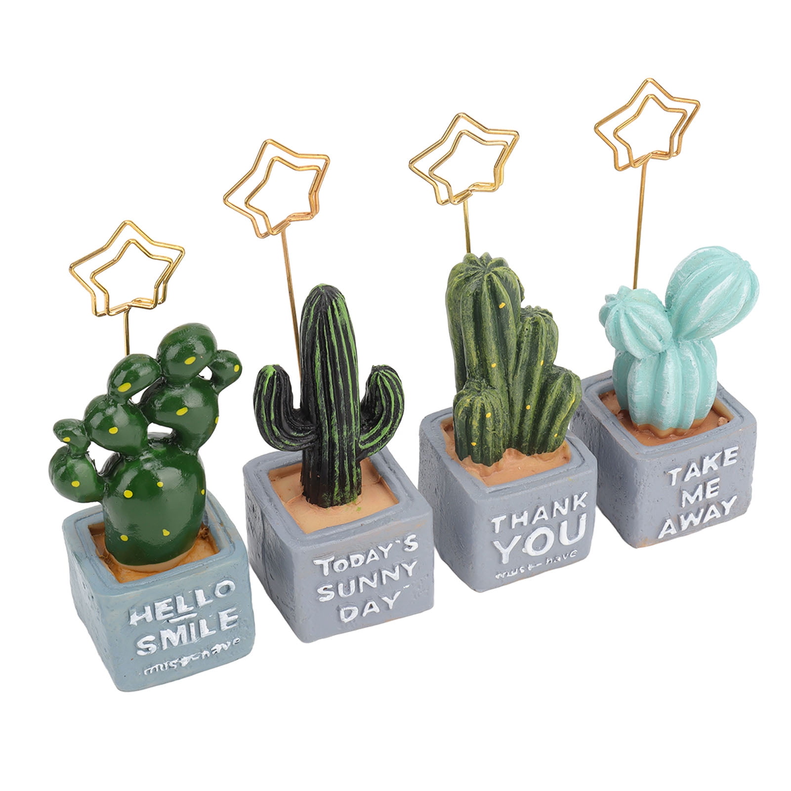 Paper Clip Holder, Cartoon Pot Shape Desk Picture Holder For Porch