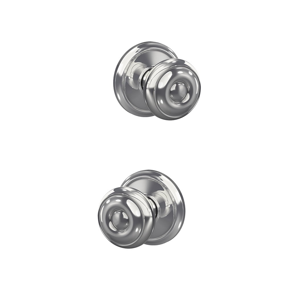 Schlage FC172GEO716ALD Custom Georgian Non-Turning Two-Sided Dummy Door Knob Set - Bronze