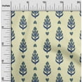 thumbnail image 1 of oneOone Viscose Chiffon Fabric Leaves & Paisley Block Decor Fabric Printed BTY 42 Inch Wide, 1 of 4
