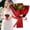 Red, variant on Homesteed Artificial Rose Carnation Bouquet Preserved Flowers Valentines Day Gifts for Her Women Wife Birthday Anniversary Home Decoration