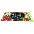 thumbnail image 2 of Home & Garden Joy To The World Poinsettias Rubber Switch Mat Sassafras 431562, 2 of 3