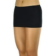 thumbnail image 3 of ToBeInStyle Women's Micro Mini Stretchy Bodycon Novelty Party Skirt - Black, 3 of 5