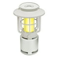thumbnail image 1 of Linterna LED recargable Naiovety con lámpara de llama y altavoz Bluetooth Blanco, 1 of 6