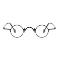 thumbnail image 2 of Small Round Metal Eyeglasses Frame 31mm Vintage Retro Punk Nerd Glasses Lightweight Optical Frame for Men Women Unisex, 2 of 8