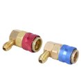 thumbnail image 3 of Sonew Air Conditioning Quick Coupler,R134A Air Conditioning Quick Coupler 90 Degree Connector Adapter Accessories Not Adjustable,Air Conditioning Quick Connector, 3 of 10