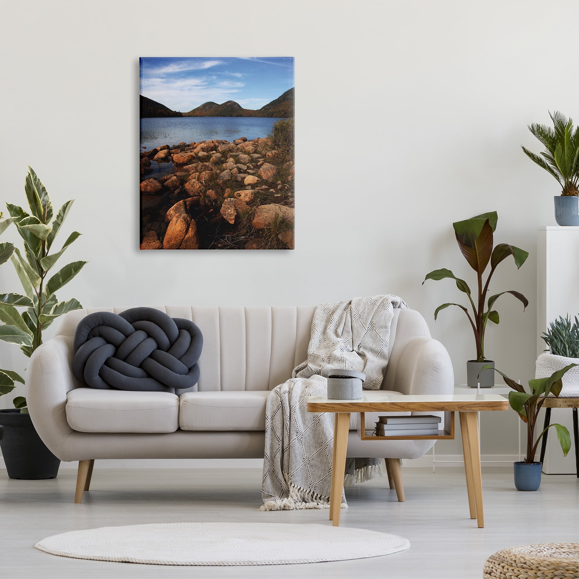 Stupell Industries Acadia Pond Photography Nature Photography Gallery Wrapped Canvas Print Wall Art, 30 x 40