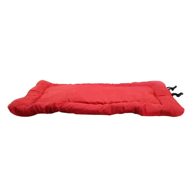 Cojín para Perro Mascota Portátil para Acampar Libre Viaje para Mascotas Perro Rojo Perfecl