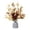 Brownish Red, variant on Birdeem Artificial Flowers Bouquet With Vase, Faux Silk Peony for Home Decor, Realistic Fake Roses Arrangement for Table Centerpiece Wedding Party Gift