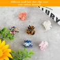 thumbnail image 6 of 6 Pcs Hair Claw Clips for Girls, 6 Cellulose Acetate Colors，Small French Hair Claw ，for Women Girl All Hairstyles, 6 of 7