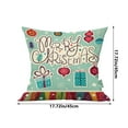 thumbnail image 3 of Guozer Christmas Trees Snowflake Throw Pillow Cover 1PCS 18 x 18 Inch Winter Holiday Cushion Case Decoration for Sofa Couch, 3 of 6