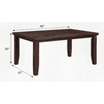 thumbnail image 5 of Cherry Dining Table with Tapered Legs | Ideal for Small Spaces & Family Meals, 5 of 6