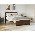 thumbnail image 2 of AFI Warren Solid Wood Queen Bed with Footboard in Walnut, 2 of 4
