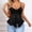 hwj# Black110, variant on Women Cami Tank Top Adjustable Spaghetti Strap V-Neck Lace Ruffles Slim Fit Crop Top Camisole Summer Sleeveless Casual Blouse Basic Beach Irregular Undershirt Bralettes,White,XL