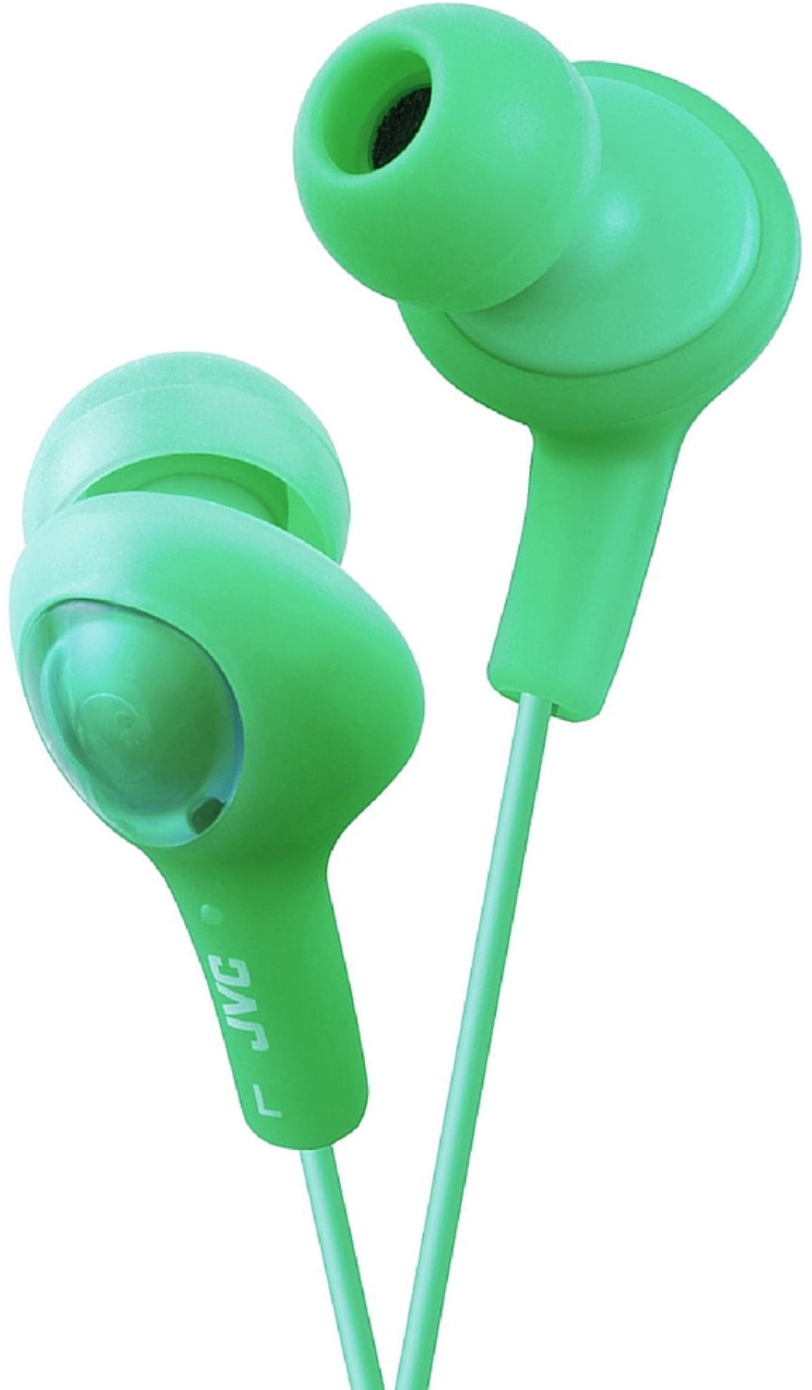 JVC Gumy Plus InEar Headphones, Green 1 ea