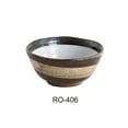 thumbnail image 1 of Yanco RO-406 ROCKEYE Collection, 5.5" SOUP / SALAD BOWL, 14 OZ Capacity, 2.25" Height, China, Two-Tone, Pack of 36, 1 of 1