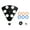 triangle, variant on Professional Stage Multi Mic Holder Microphone Storage Stand Tray with Easy Access and Secure Placement Mount