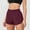 (Fashion 92)Wine, variant on Aimik Solid Athletic Shorts for Women High Waist Stretchy Waist Sport Shorts with Pockets and Drawstring Summer Casual Shorts