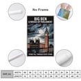 thumbnail image 2 of Inspirational Décor Big Ben And Houses of Parliament Motivational Poster Stand Tall Through Every Storm Wall Art for Office Classroom Gym Library Study Canvas Poster, 2 of 8