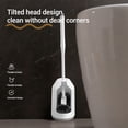 thumbnail image 4 of Toilet Brush with Base Toilet Cleaning Brush for Household Use No Dead Corners Dirt Removal Long Handle Toilet Cleaning Brush, 4 of 6