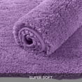 thumbnail image 3 of Bathroom Rugs Non Slip, Large Bath Rugs for Bathroom Decor, Bathroom Shower Floor Mat, Machine Washable Bath Rug Runner, 20"X32", Lavender, 3 of 5