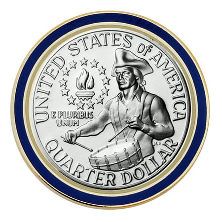 - Proof Washington Bicentennial Quarter Coin Lapel Pin