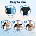 thumbnail image 3 of Comfytemp Shoulder Ice Pack Wrap with 2 Reusable Gel Inserts, Adjustable Compression for Shoulder Pain Relief & Post-Workout Recovery, 3 of 7