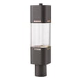 thumbnail image 2 of Lestat Light Outdoor Post Head-Finish:Brushed Aluminum, 2 of 3