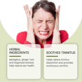 thumbnail image 5 of Tinnitus Relief For Ringing Ears, Effective Ear Ringing Relief Drops, Natural Herbal Tinnitus Treatment For Ear Clicking Buzzing, Improving Hearing, 5 of 5