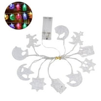 1.5M 10LED Eid Mubarak Star Moon Led String Light Ramadan Decoration for Home Party E3V5 Islamic Muslim Festival 2025