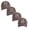 Coffee 4PCS, variant on 4Pack Cute Ghost Reading Books Washed Baseball Capfor Women Men Book Lover Librarian Teacher Halloween Dad Hat Bookish Ghost Adjustable Casual Hat