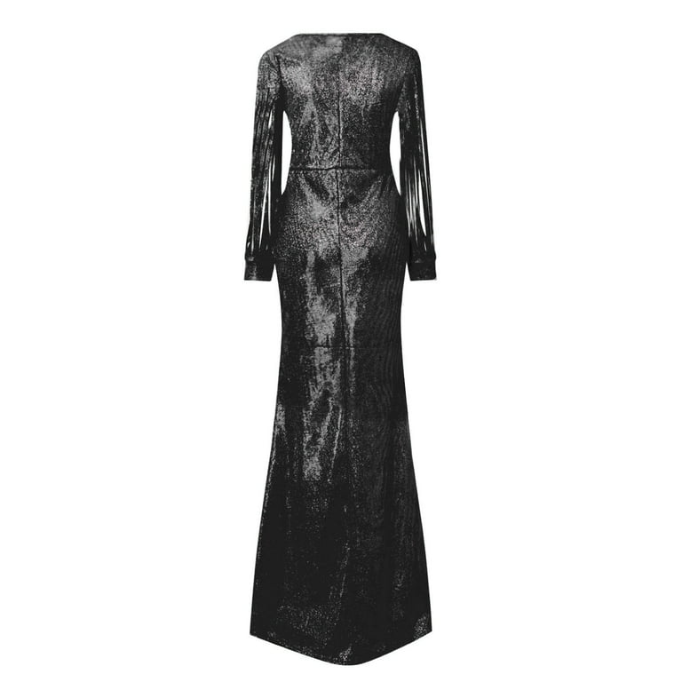 clearance club dresses asdoklhq Womens Plus Size Clearance Dresses,Women's Dress Formal Gowns  Evening Dresses O-Neck Long Sleeve Party Club Dress