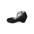 thumbnail image 4 of New Girl Little Angel Hailey-969E Glitter and Rhinestone Cross Strap Kiddie Heel, 4 of 5