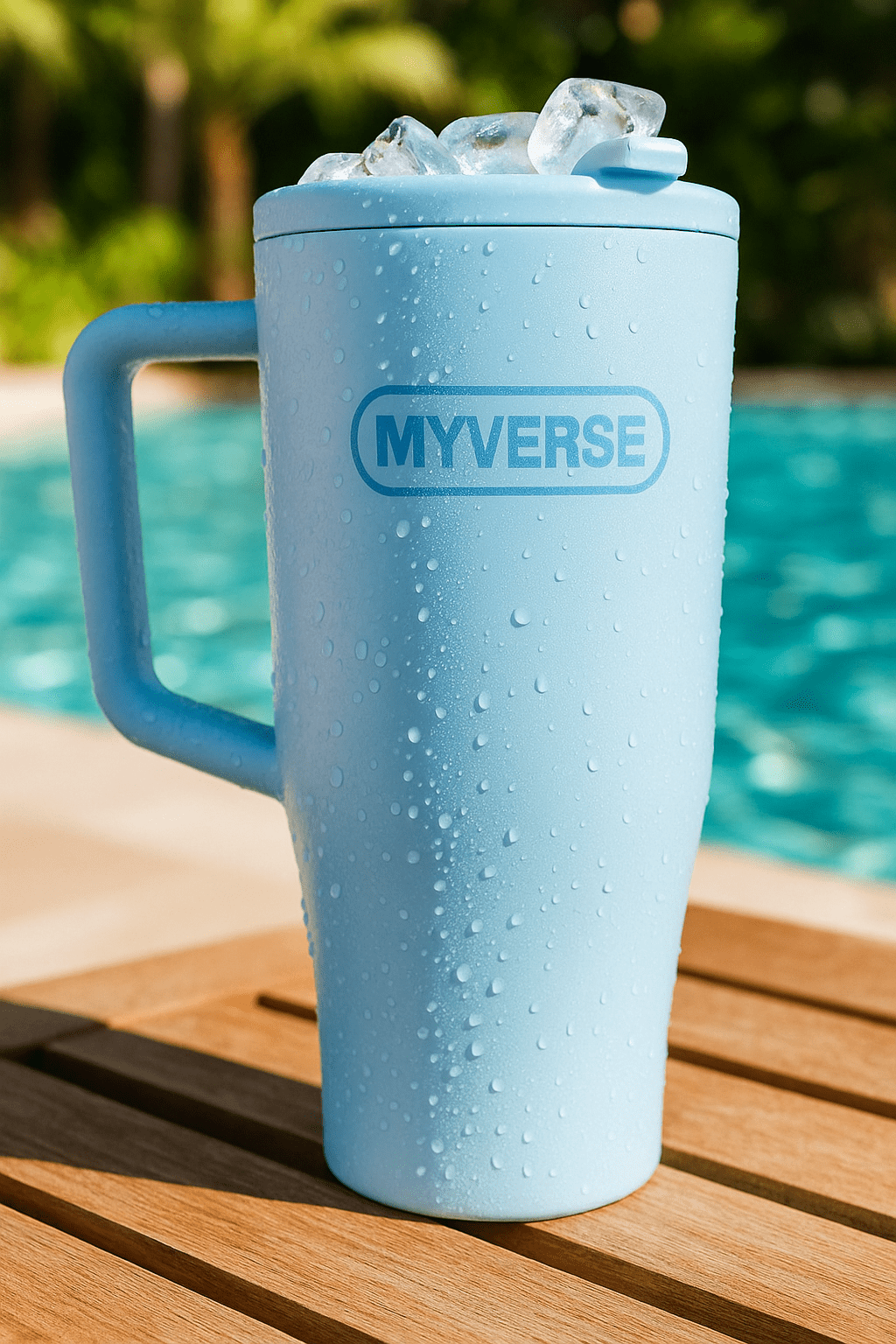 Myverse 40 oz Tumbler with Handle and Straw Lid, 100% Leakproof Stainless Steel Vacuum Insulated Cup Travel Coffee Mug Water Bottle, Car Cup Holder, Rubber Base, Gifts for Women Men
