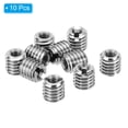 thumbnail image 3 of Unique Bargains Adaptateurs de Filetage Manchon Écrou Réducteur M6*1 Mâle vers M3*0.5 Femelle Insert de Réparation Écrou Vis Réducteur 6mm 10 Pcs, 3 of 6