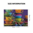 thumbnail image 2 of Shiartex Rainbow Teacups - Jigsaw Puzzle - Birthday Gift for Family and Friends 300 PCS, 2 of 6