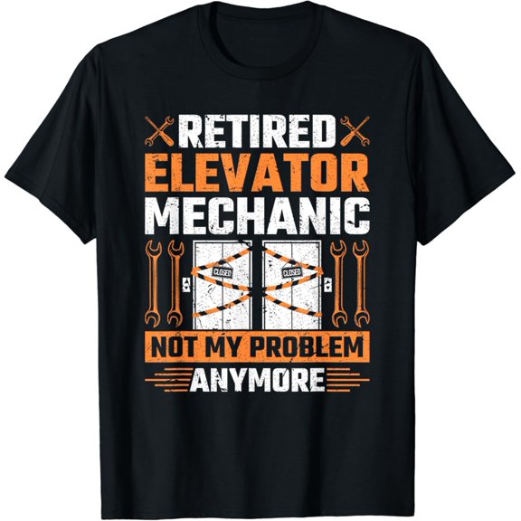 Sam Soft Retired Elevator Mechanic Elevator Technician Inspector T-Shirt Full Size S-5Xl