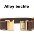 thumbnail image 4 of Collar de perro de cuero tapizado de lujo, hebilla de cinturón, adecuado para mascotas medianas y grandes, 4 of 5
