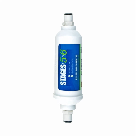 Kind Water Systems - 6-Stage Reverse Osmosis Drinking Water System Replacement Filter – Stages 5-6 - Compatible with Pelican 104851, PRO-RO-56R