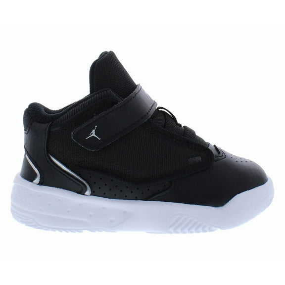 Nike Max Aura 4 Infant/Toddler Shoes Size 4, Color: Black/Metallic Silver/White