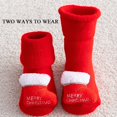thumbnail image 4 of Calcetines de Navidad para bebés y recién nacidos, medias cortas de algodón con estampado antideslizante, ropa para niños pequeños, 4 of 4