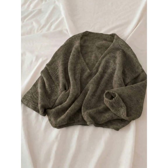 Women's knit sweater—soft, stretchy, and form-fitting