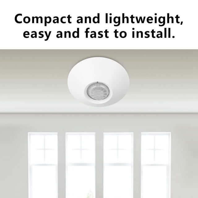 360 Degree Passive Infrared Motion Detection Sensor Alarm Excellent Ability to Resist False Alarm and Capture for Indoor Use
