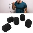 thumbnail image 3 of SUTENGDA 5Pcs Microphone Wind Screen Mic Cover Windshield Thickened Sponge Accessory Set Kit Black, 3 of 5