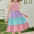 thumbnail image 5 of 4-5 Years Little Girls Dress Sleeveless Casual Twirl Dresses Print Sundress, 5 of 7