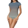 thumbnail image 1 of Cameland Maillot Dermoprotecteur Deux Pièces pour Femmes à Manches Courtes Maillots de Bain Chandail de Bain Maillot de Bain avec Bas Maillot de Bain, 1 of 3