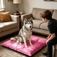 thumbnail image 4 of Lumxatz Indestructible Chew Proof Dog Bed for Aggressive Chewers Tough & Durable Dog Bed of Indoor Outdoor Dog Crate Pad, 4 of 5