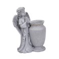 thumbnail image 4 of Jarrón con ángel la oración, decoración para cementerio con flores artificiales, recuerdo, impermeable, creativo, decoración para exteriores,, 4 of 8