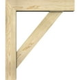 thumbnail image 3 of Ekena Millwork 6"W x 26"D x 30"H Traditional Block Rough Sawn Bracket w/ Offset Brace, Douglas Fir, 3 of 25